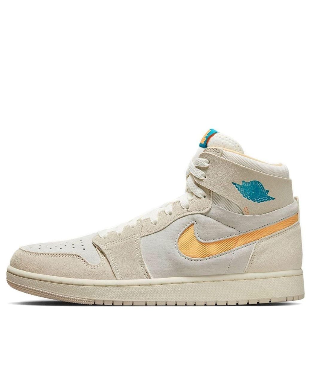Nike White 1 Zoom Air Cmft 2 'Light Orewood Citrus Aquatone' for men