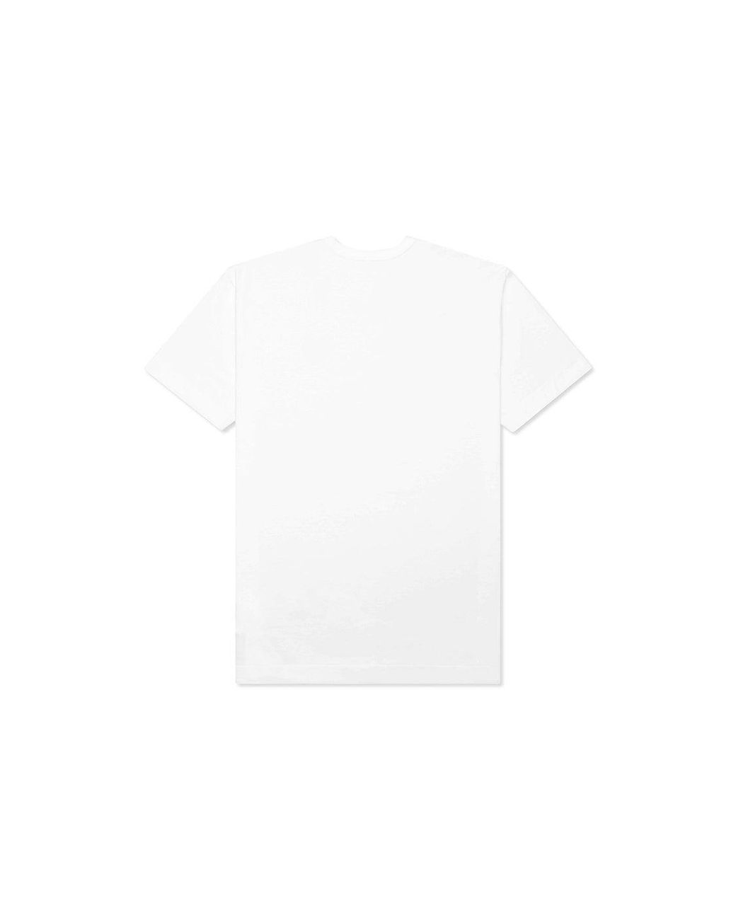 COMME DES GARÇONS PLAY White (Wmns) Camouflage Double Heart Tee