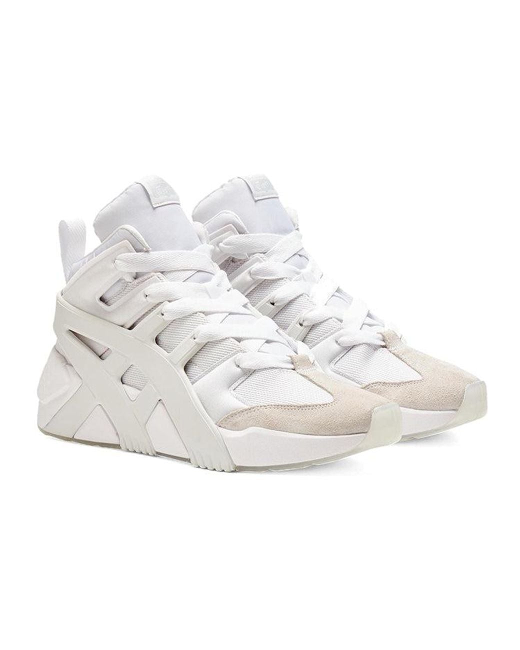 Onitsuka Tiger White Big Logo Trainer Puffed Low for men