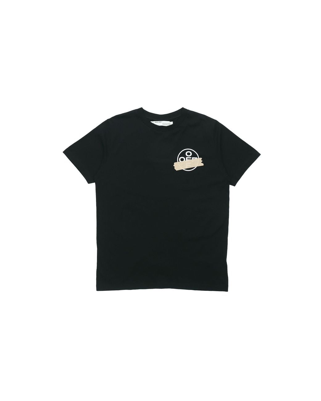 Off-White c/o Virgil Abloh Black Arrows Sketch Tape Short Sleeve for men