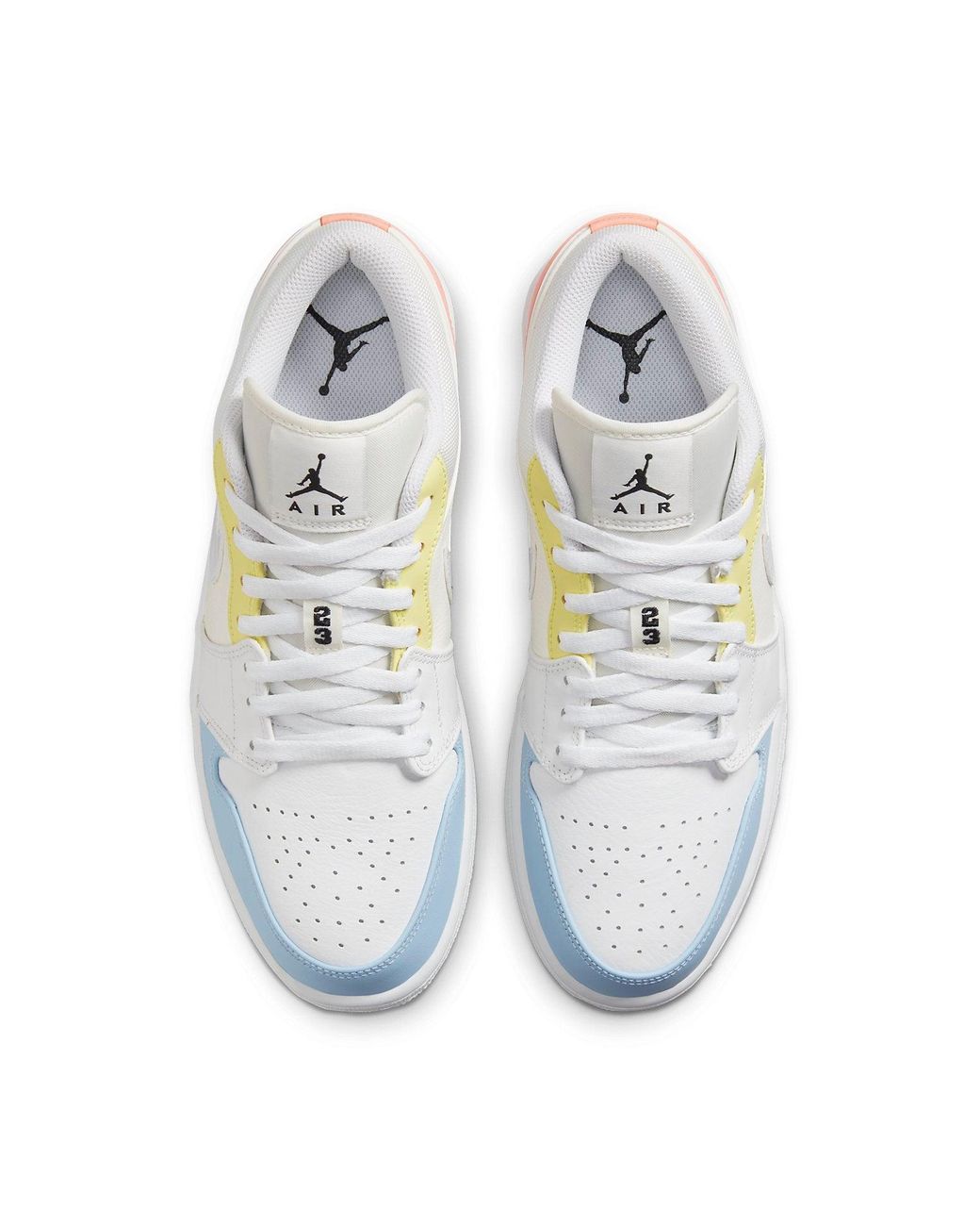 Nike White Jordan 1 Low To My First Coach for men