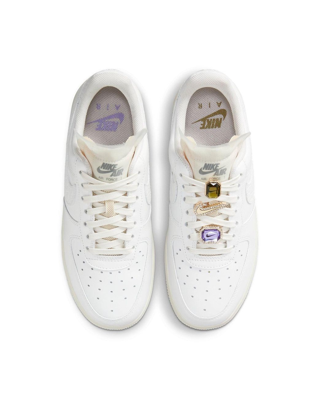 Nike White (Wmns) Air Force 1 Low Premium 'Jewels'