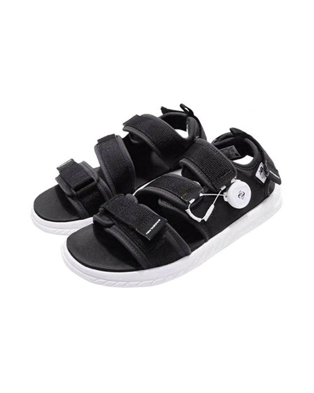 New Balance Black Lifestyle Sandals for men