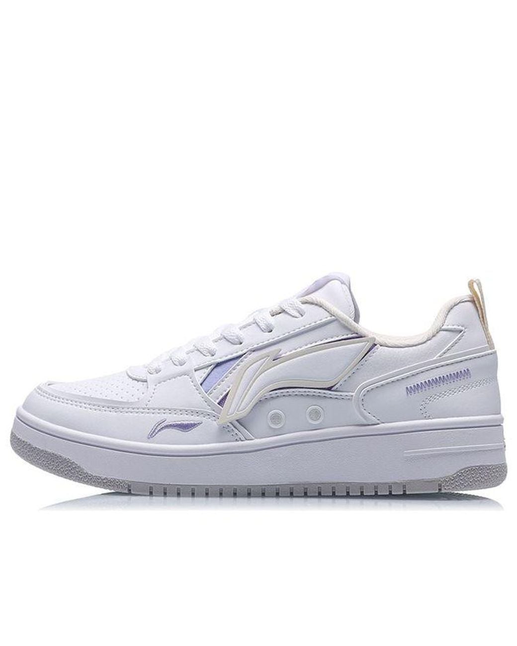 Li-ning White (Wmns) Lifestyle Skate Shoes