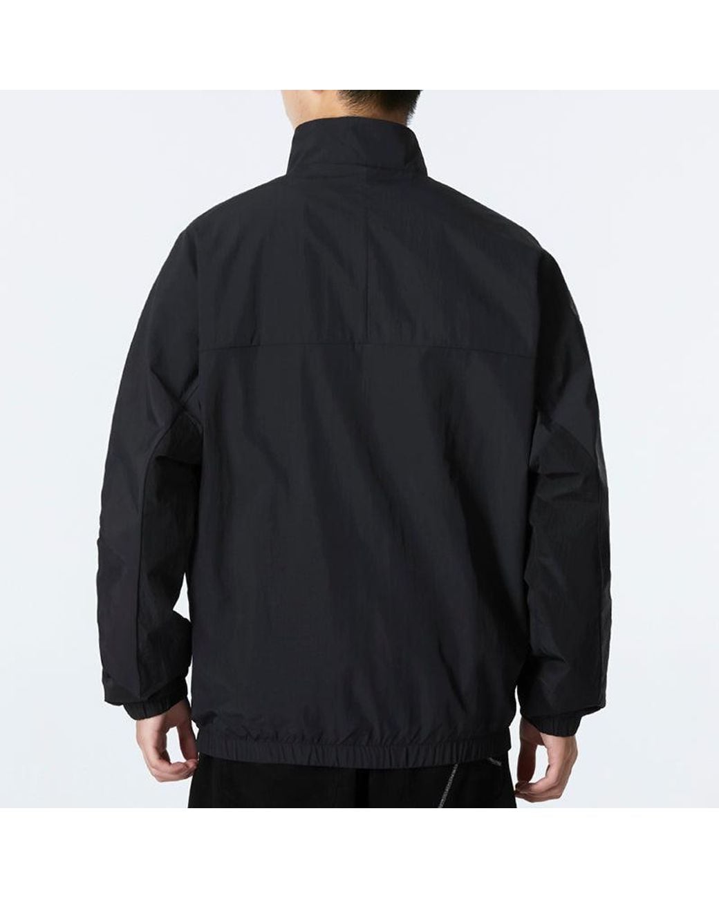 Adidas Blue Mh Bp3 Wvjkt Large Logo Athleisure Casual Sports Woven Jacket Autumn for men