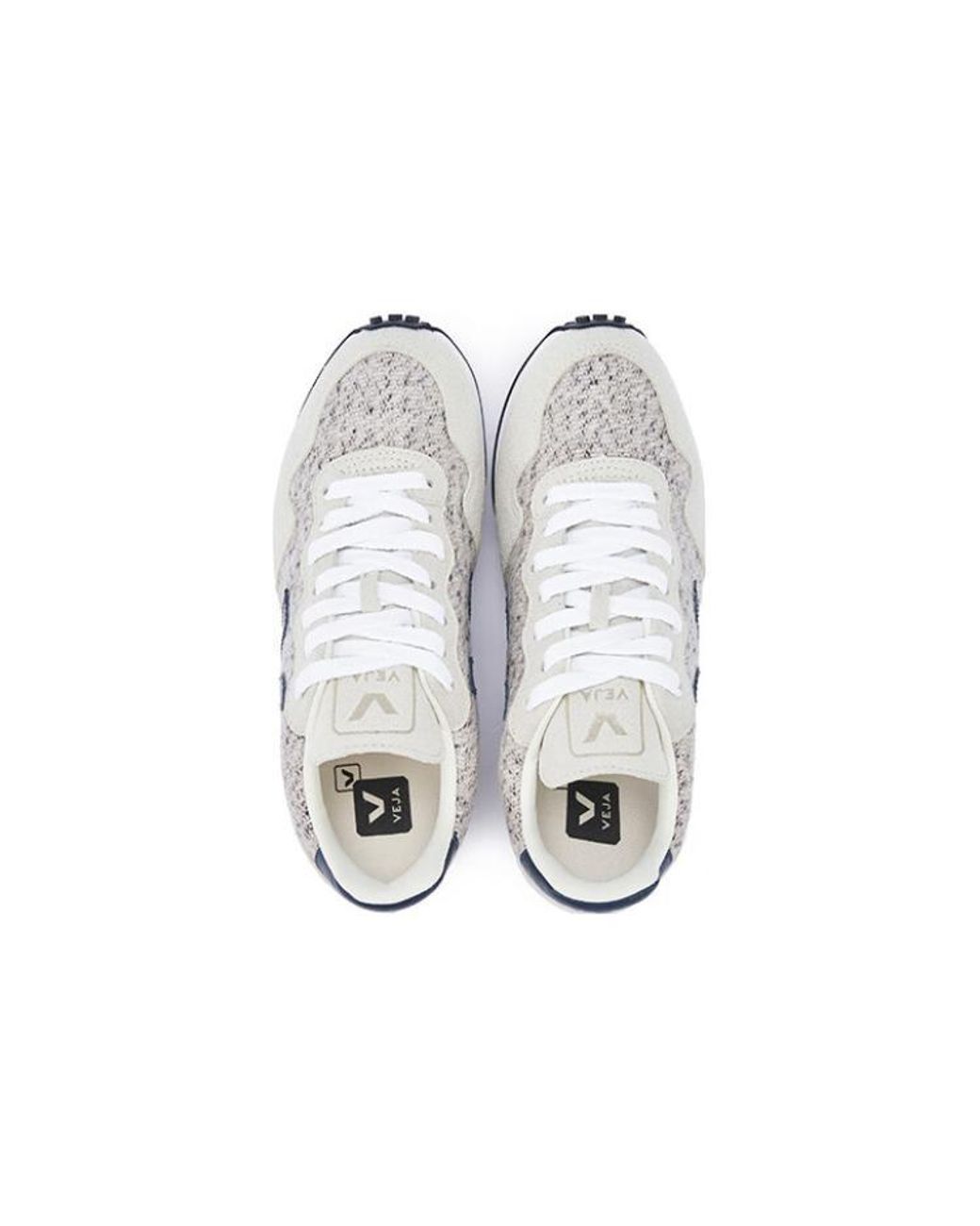 Veja White Sdu Alveomesh Flannel 'Snow Nautico'