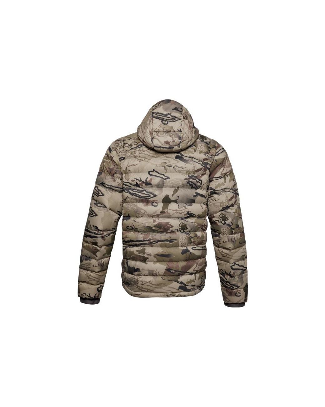Under Armour Gray Storm Ridge Reaper Down Hooded Jacket 'Barren Camo' for men