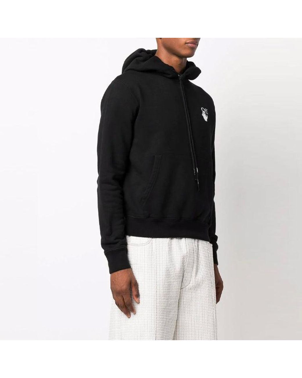 Off-White c/o Virgil Abloh Black Fw21 Arrow Pattern Long Sleeves Version for men