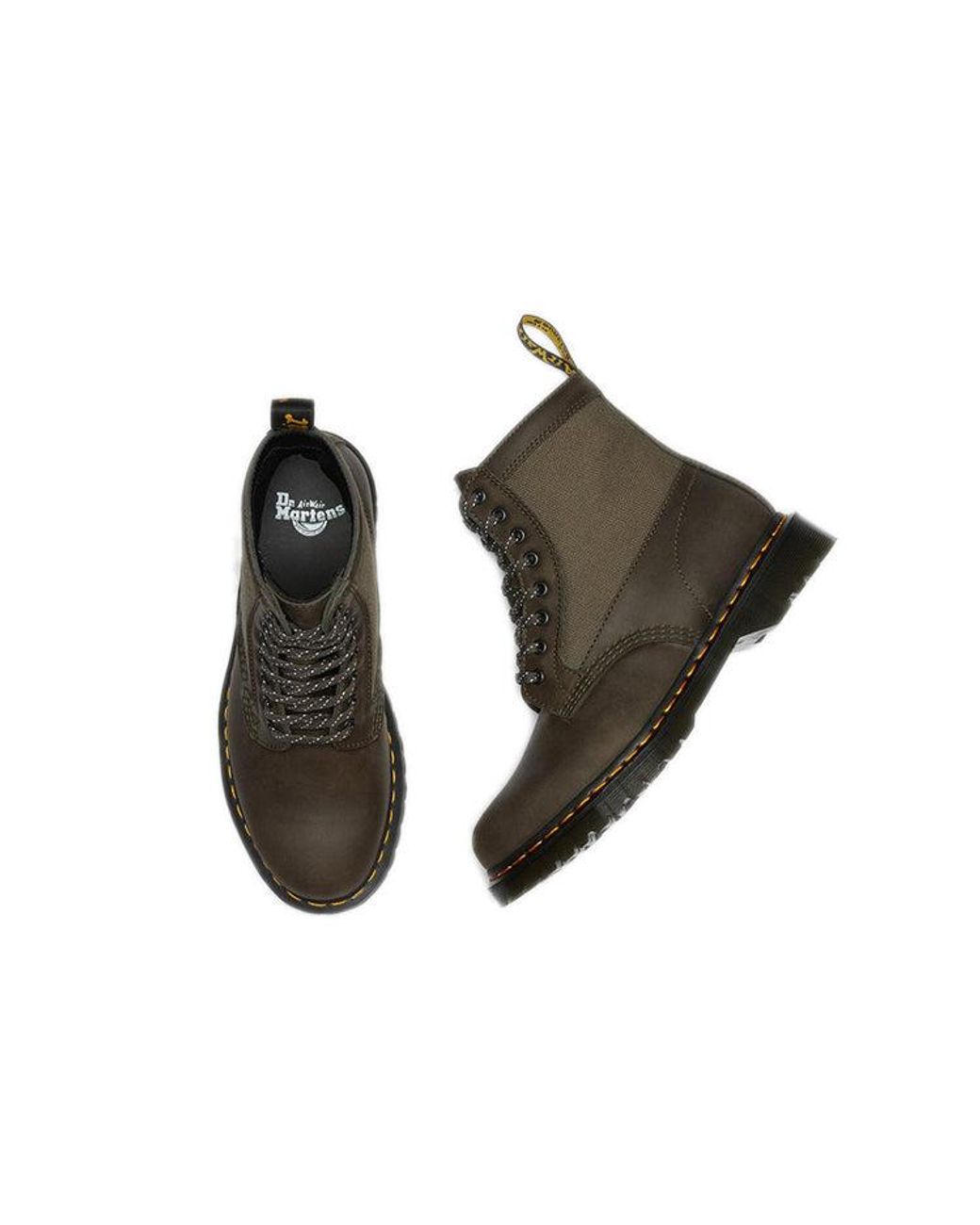 Dr. Martens Brown 1460 Panel Martin Boots