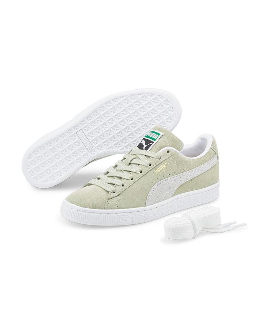 PUMA White Suede Classic Xxi Suede Classic Xxi for men
