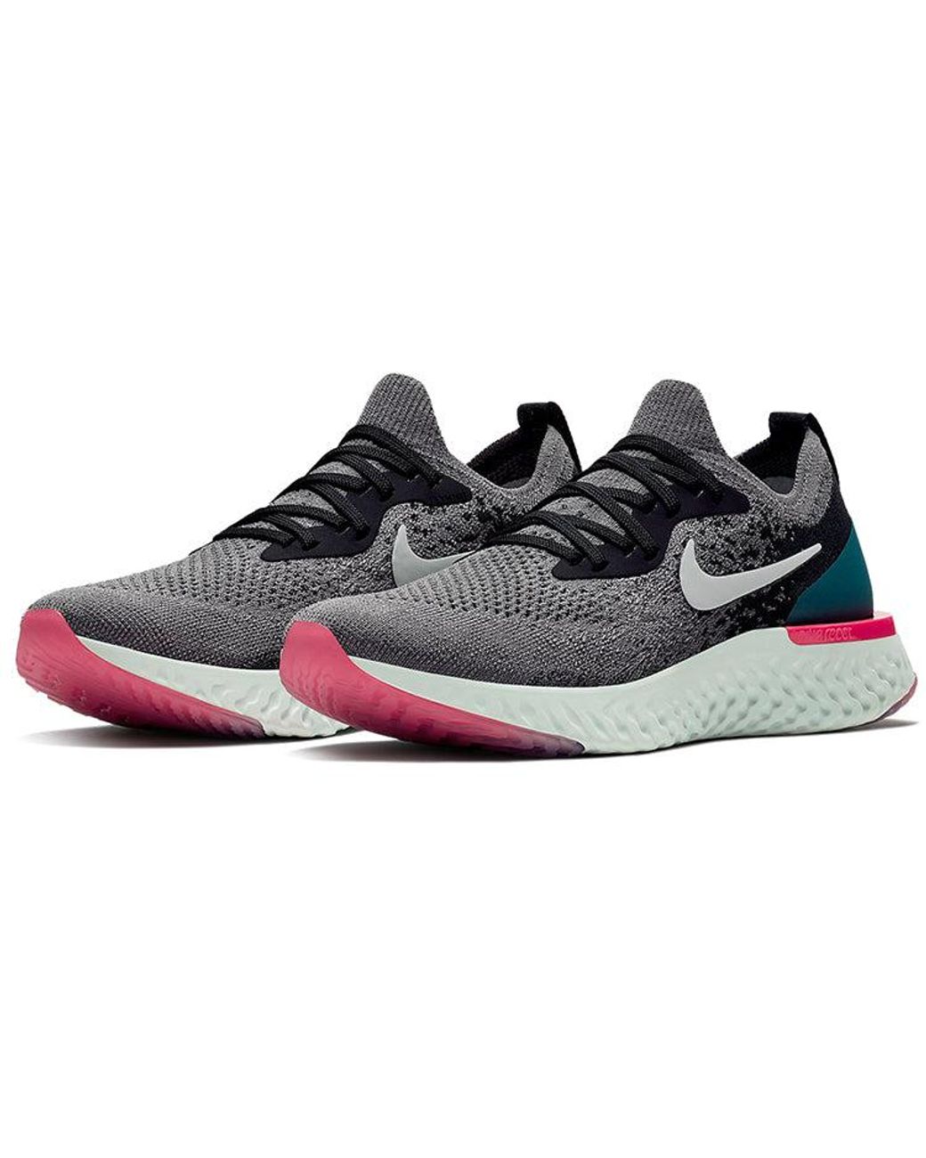 Nike Blue (Wmns) Epic React Flyknit 'Gunsmoke'
