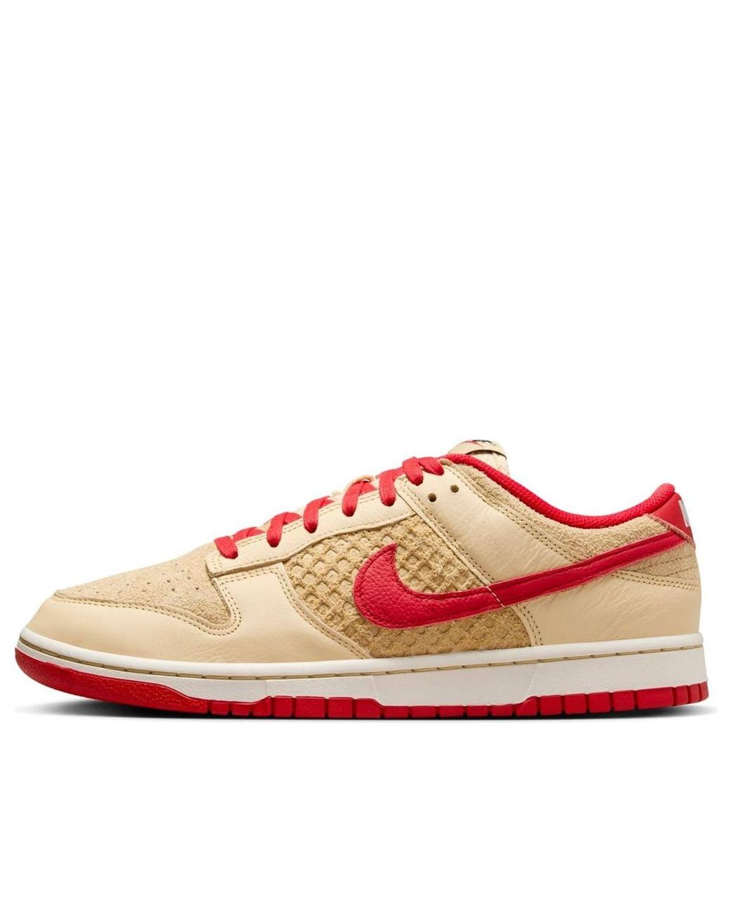 Nike Red Dunk Low 'Strawberry Waffle' for men