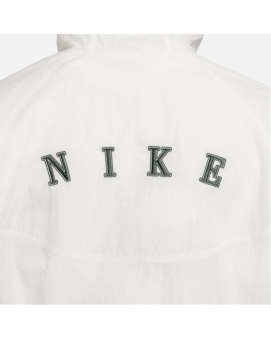 Nike White Sportswear Wind Runner 1/2 Half Zip Top 'Sail Noble' for men