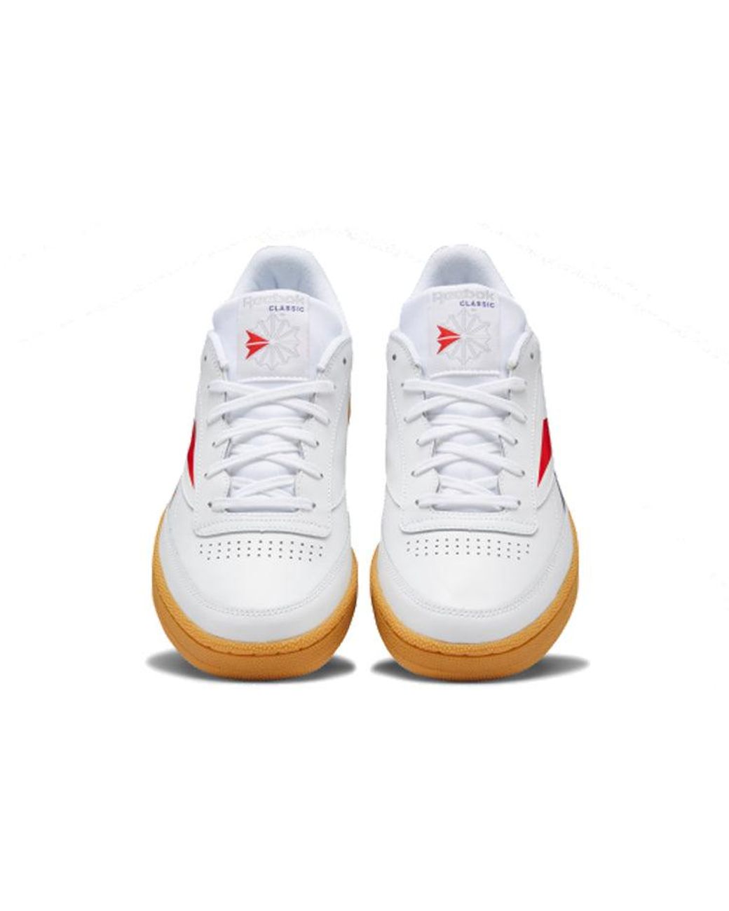 Reebok White Club C Vector Gum' for men