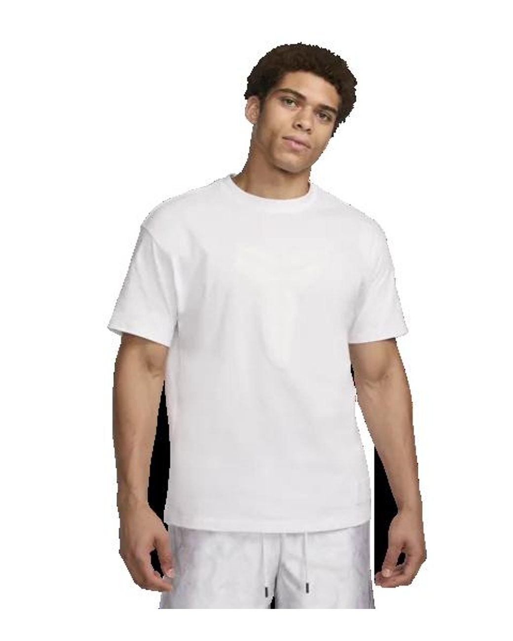 Nike White Max90 Basketball T-Shirt 'Kobe Halo' for men