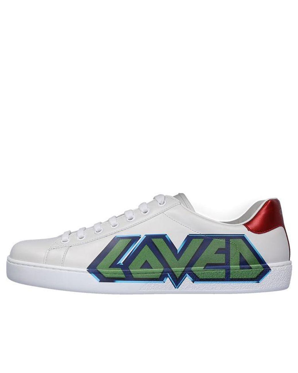 Gucci Ace 'loved' in Blue for Men | Lyst