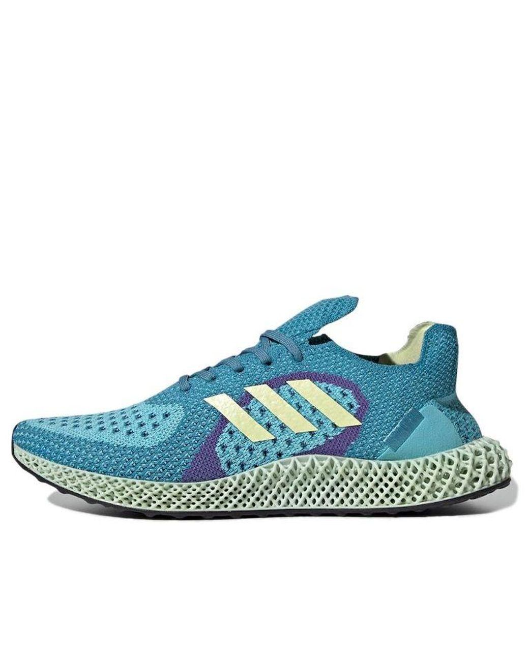 Adidas Blue Zx Runner 4D 'Light Aqua' for men
