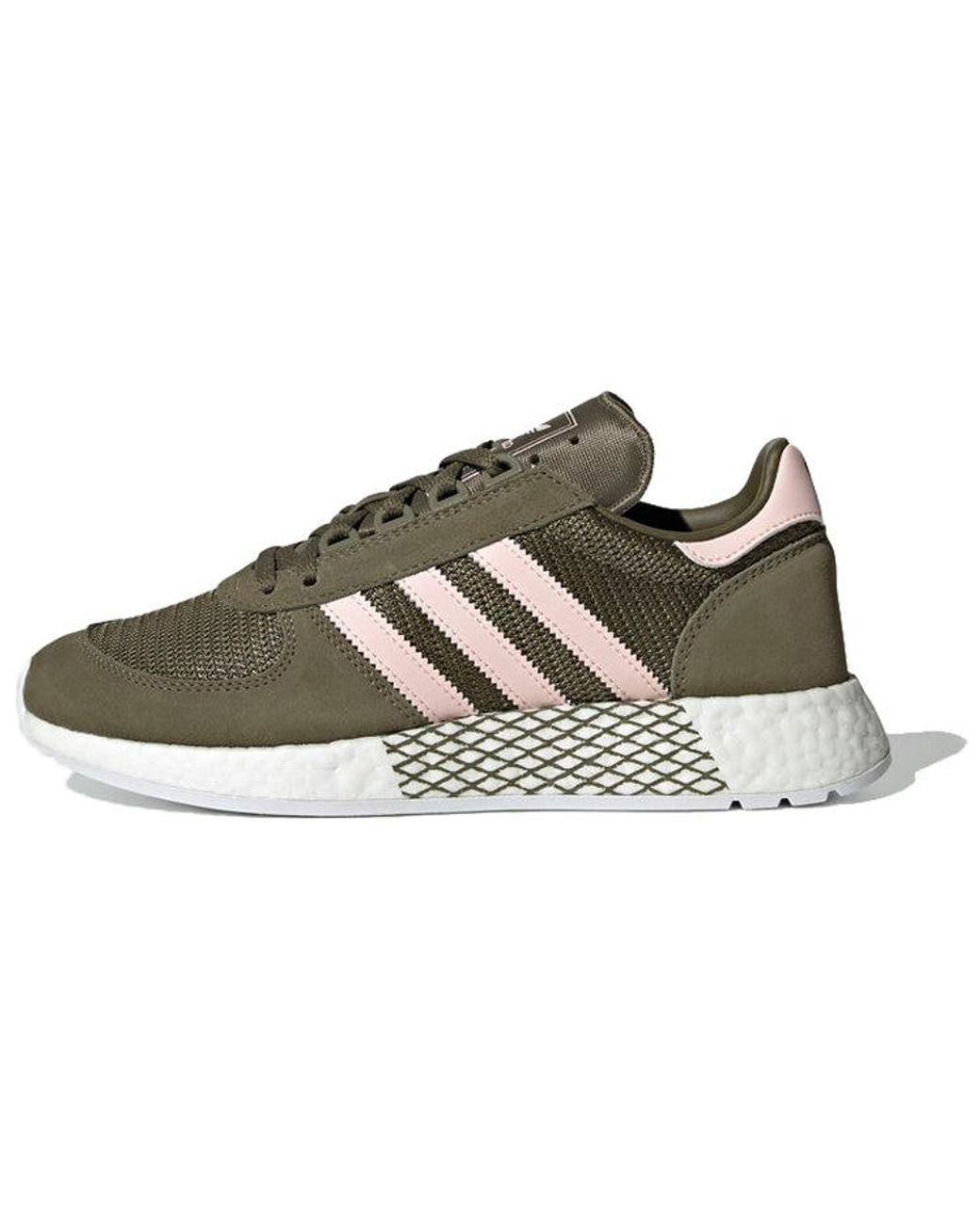 adidas Originals Marathon Tech Shoes Brown/green/pink | Lyst