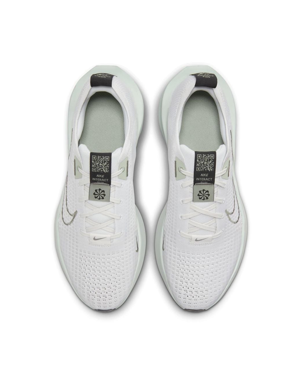 Nike White Interact Run 'Platinum Tint Jade Horizon' for men