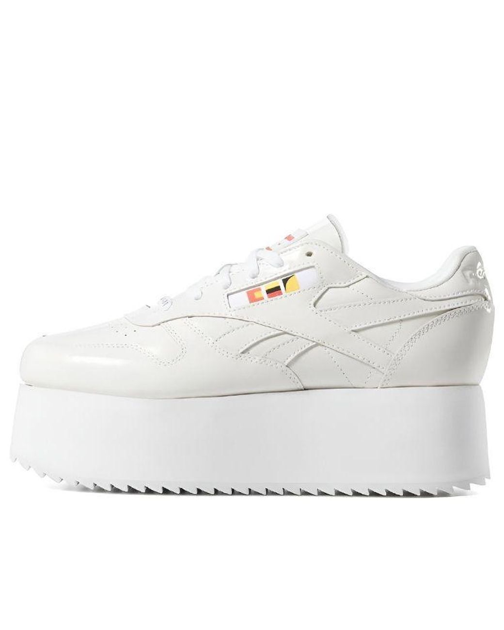 Reebok Gigi Hadid X Classic Leather Triple Thick Sole Casual Skateboarding  Shoes in White | Lyst