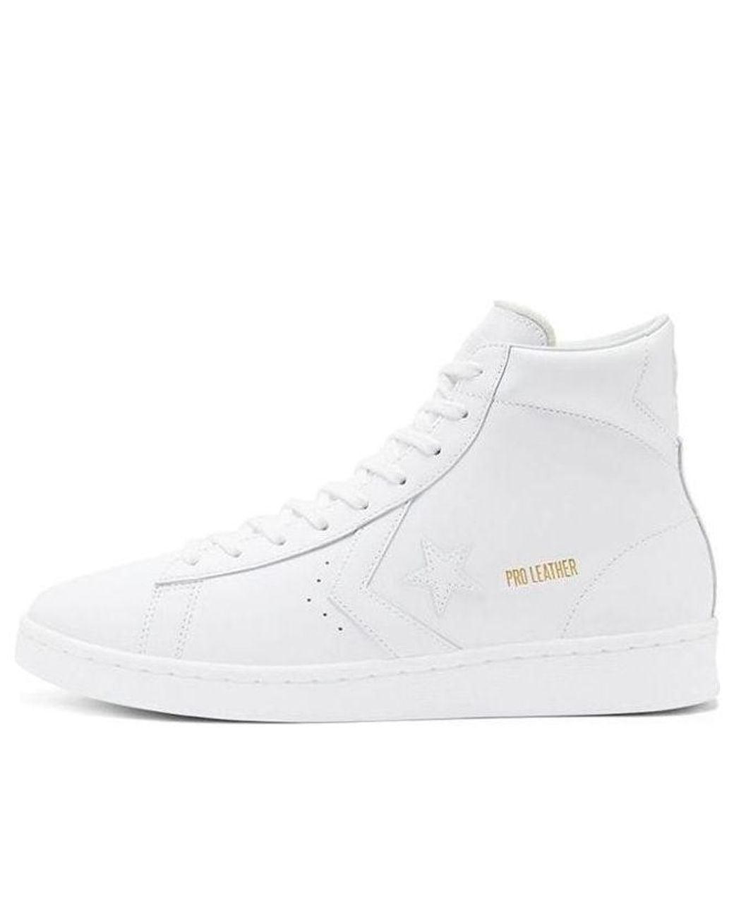 Converse White Pro Leather Og High 'Triple' for men