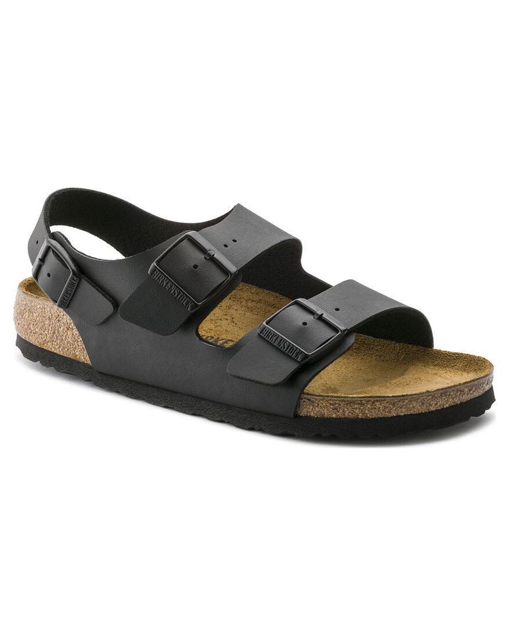 Birkenstock Black Milano Birko Flor for men