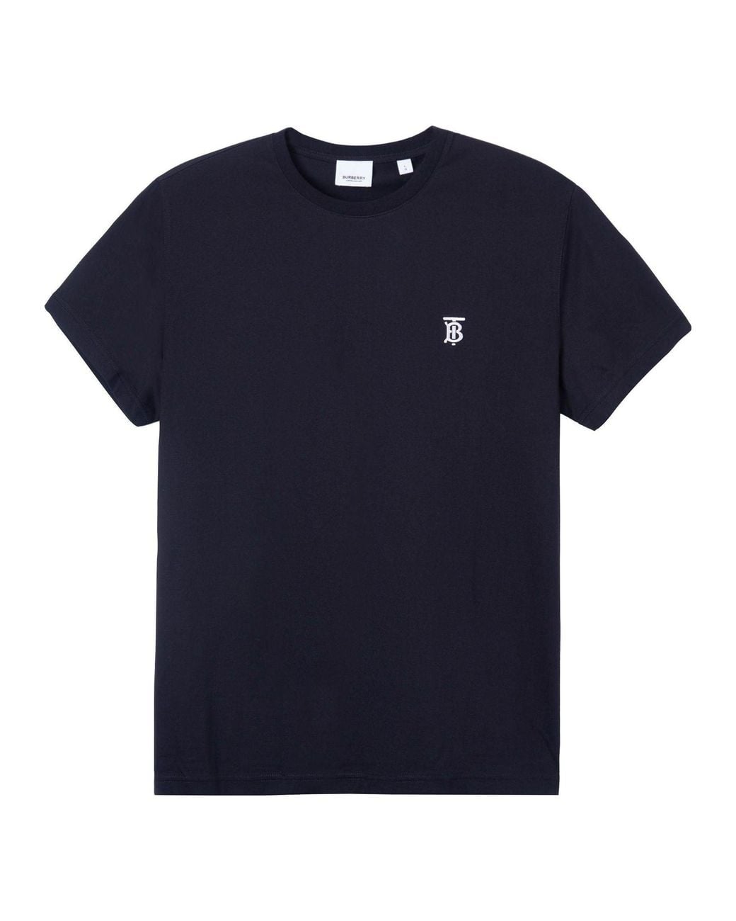 Burberry Blue Tb Logo Classic Short Sleeve for men