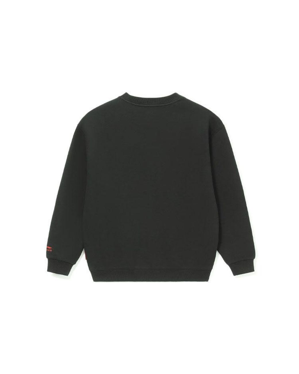 Li-ning Black Rijindoujin Embroidered Logo Sweatshirt for men