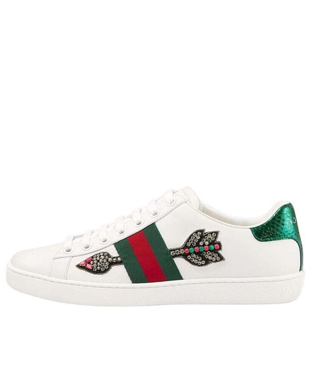 Gucci White (Wmns) Ace Embroidered 'Arrow'