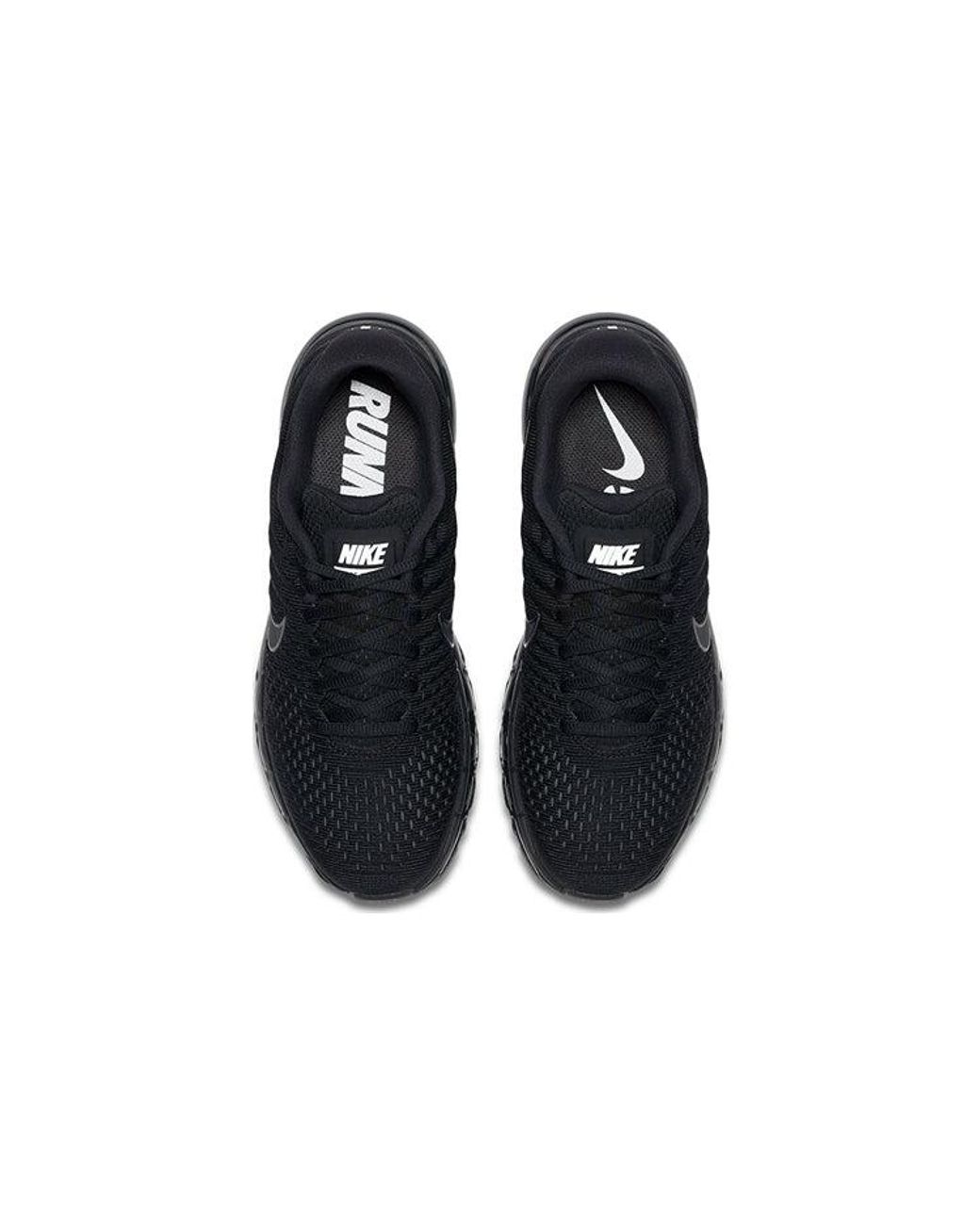 Nike Black Air Max 2017 'Triple' for men