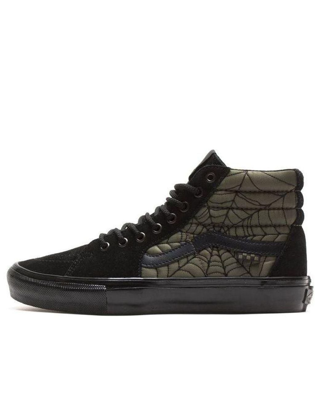 Vans Black Ben Kadow X Skate Sk8-Hi 'Web' for men