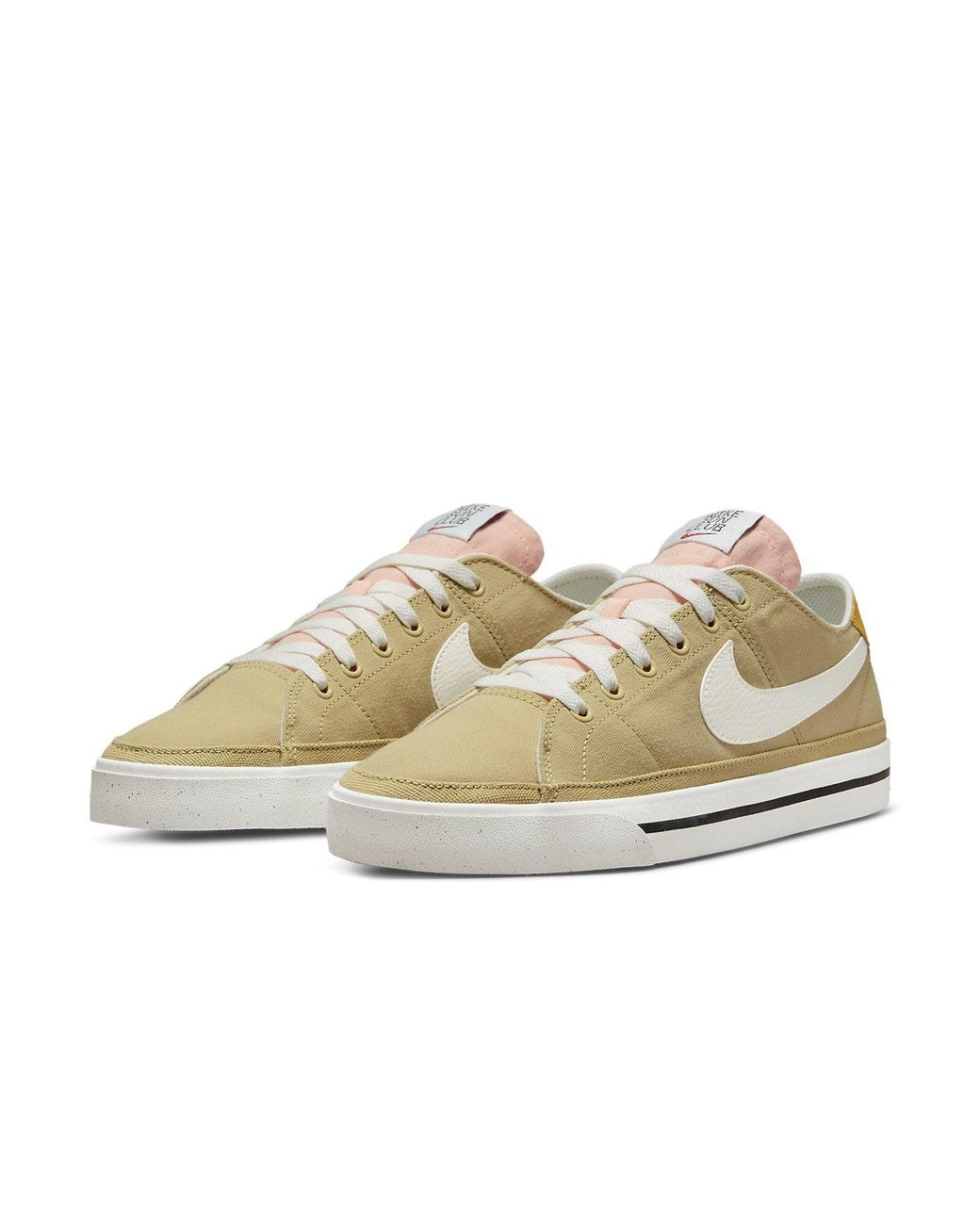 Nike White Court Legacy Canvas Next Nature 'Wheat Grass Sail for men