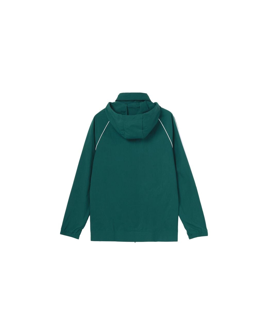 Adidas Green Originals Logo Colorblock Stripe Sports Jacket for men