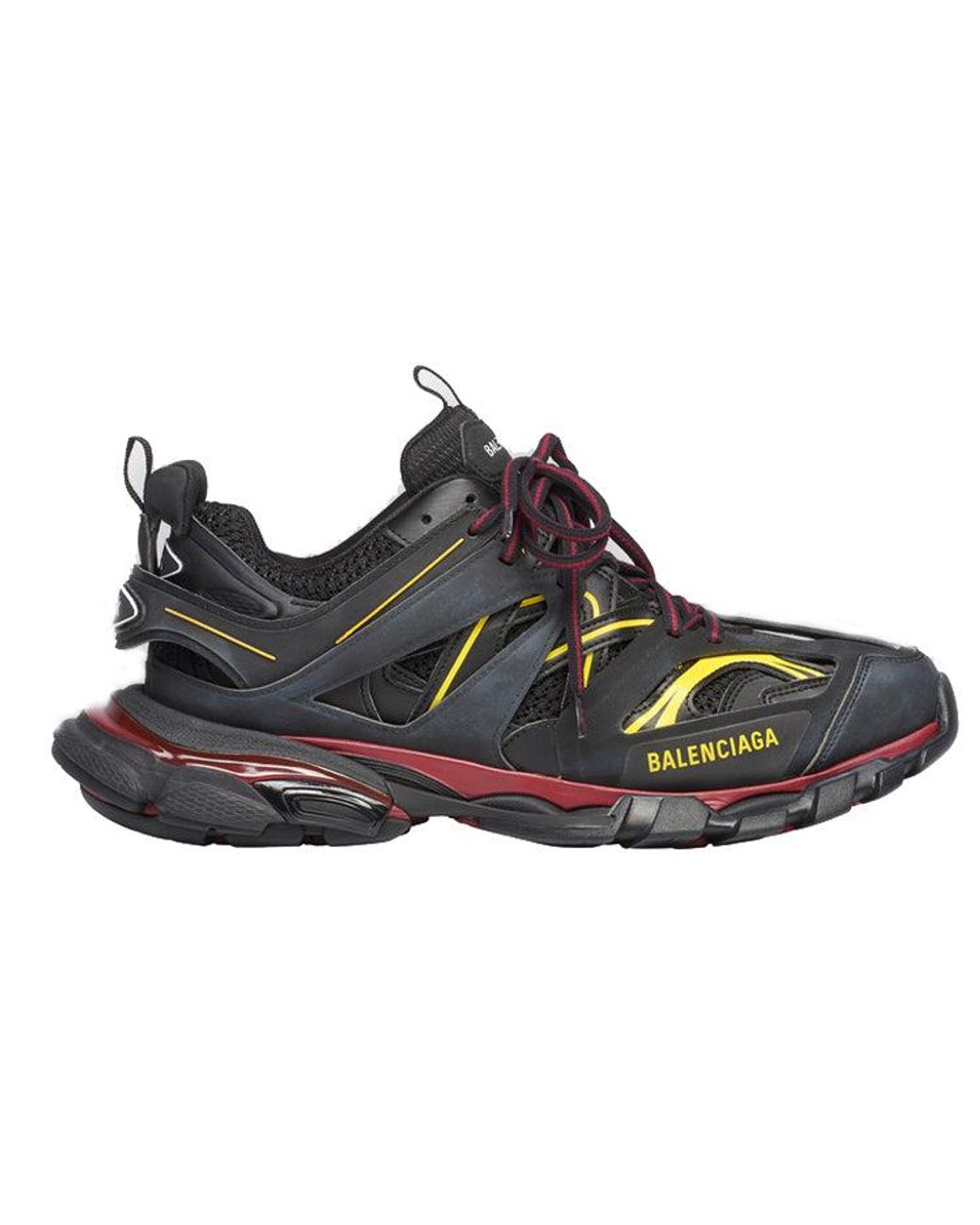 Balenciaga Brown Track Sneaker Bordeaux' for men