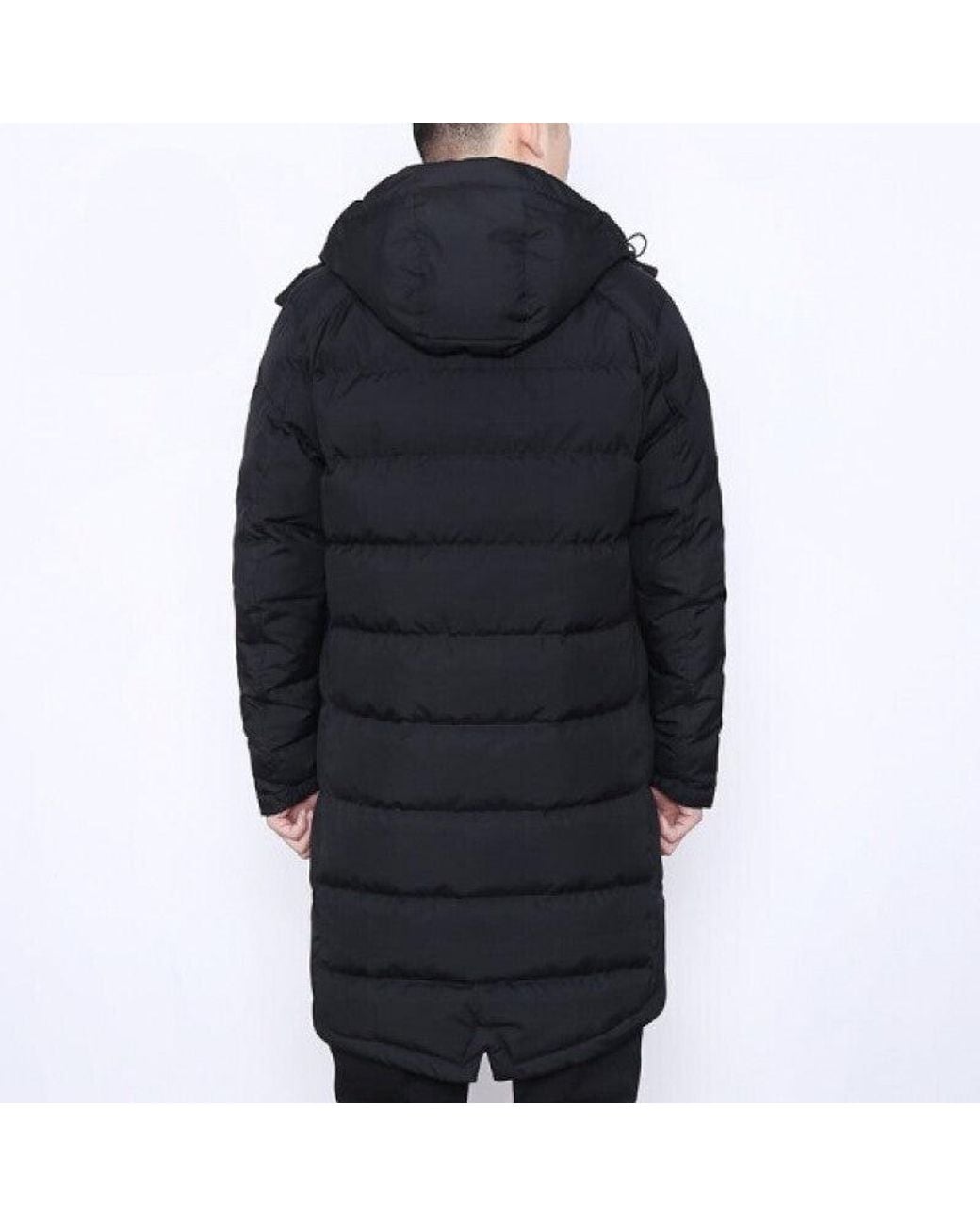 Nike Blue Cool City Winter Long Warm Lightweight Down Jacket for men