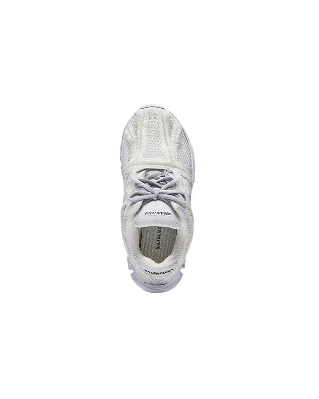 Balenciaga White Phantom Sneakers 'Washed' for men