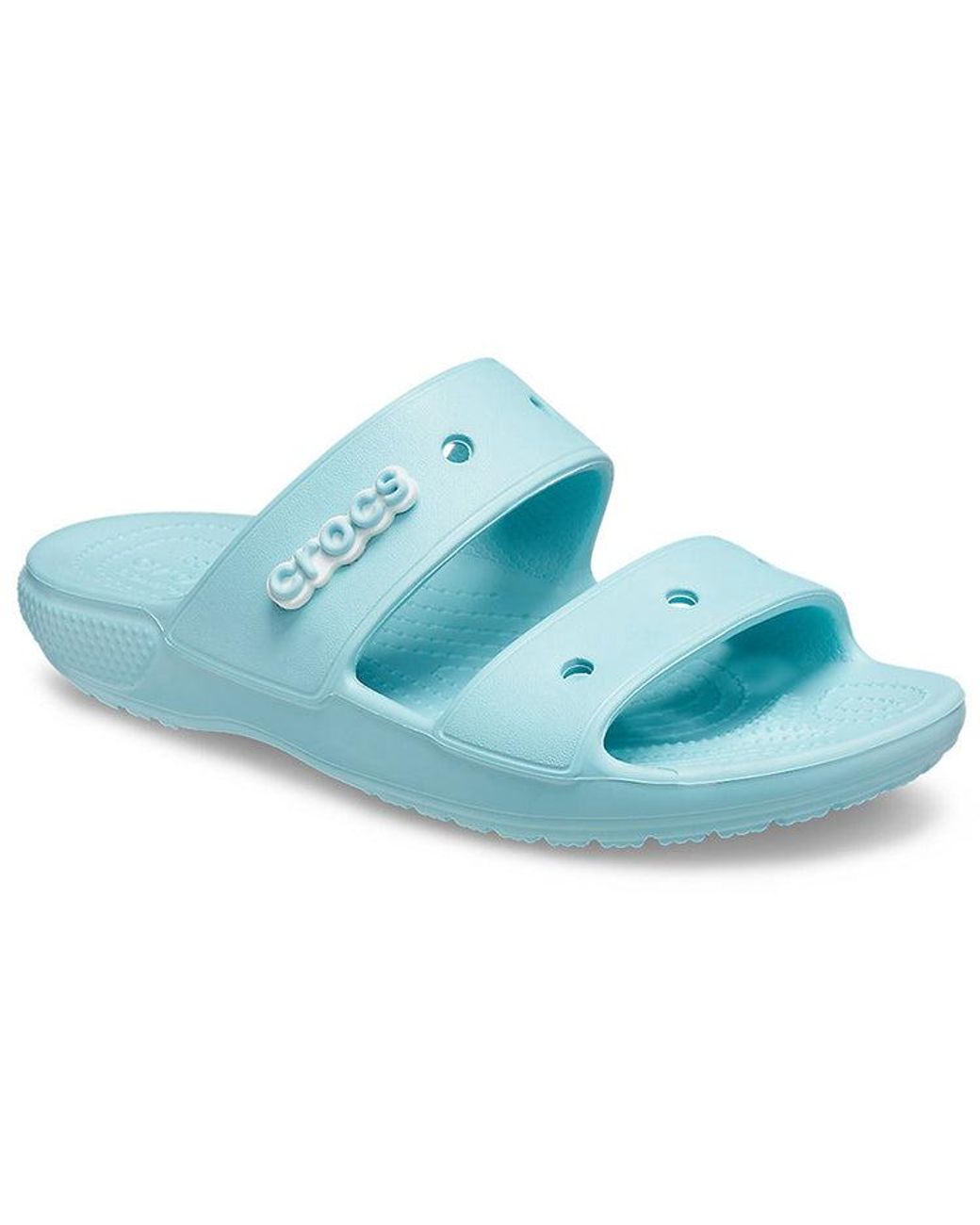 CROCSTM Blue Classic Clog Cozy Sandals