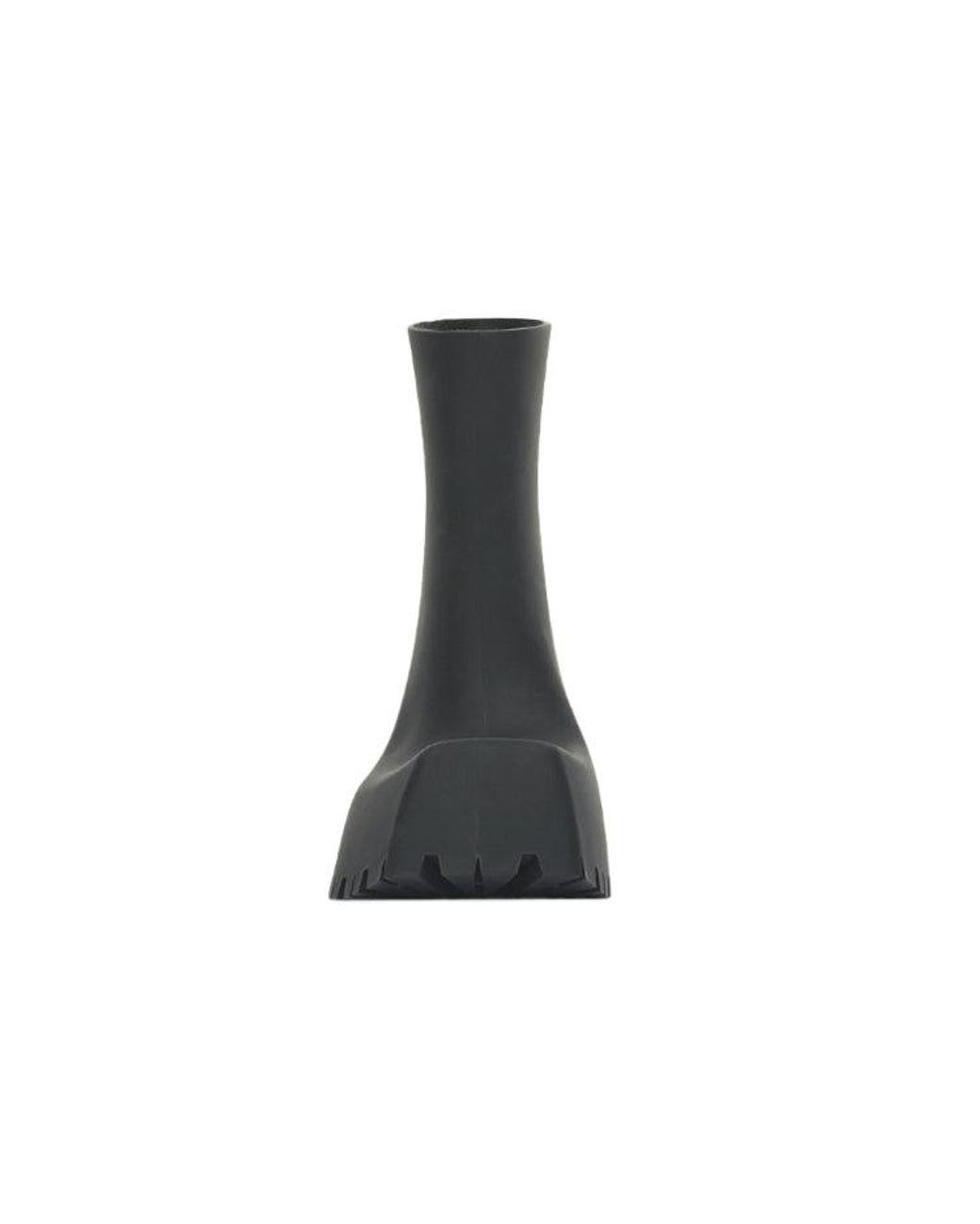 Balenciaga Black 50Mm Trooper Rubber Boots for men