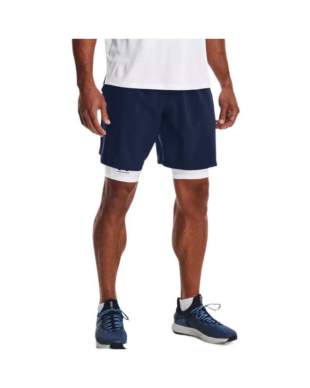 Under Armour Blue Woven Graphic 'College' for men