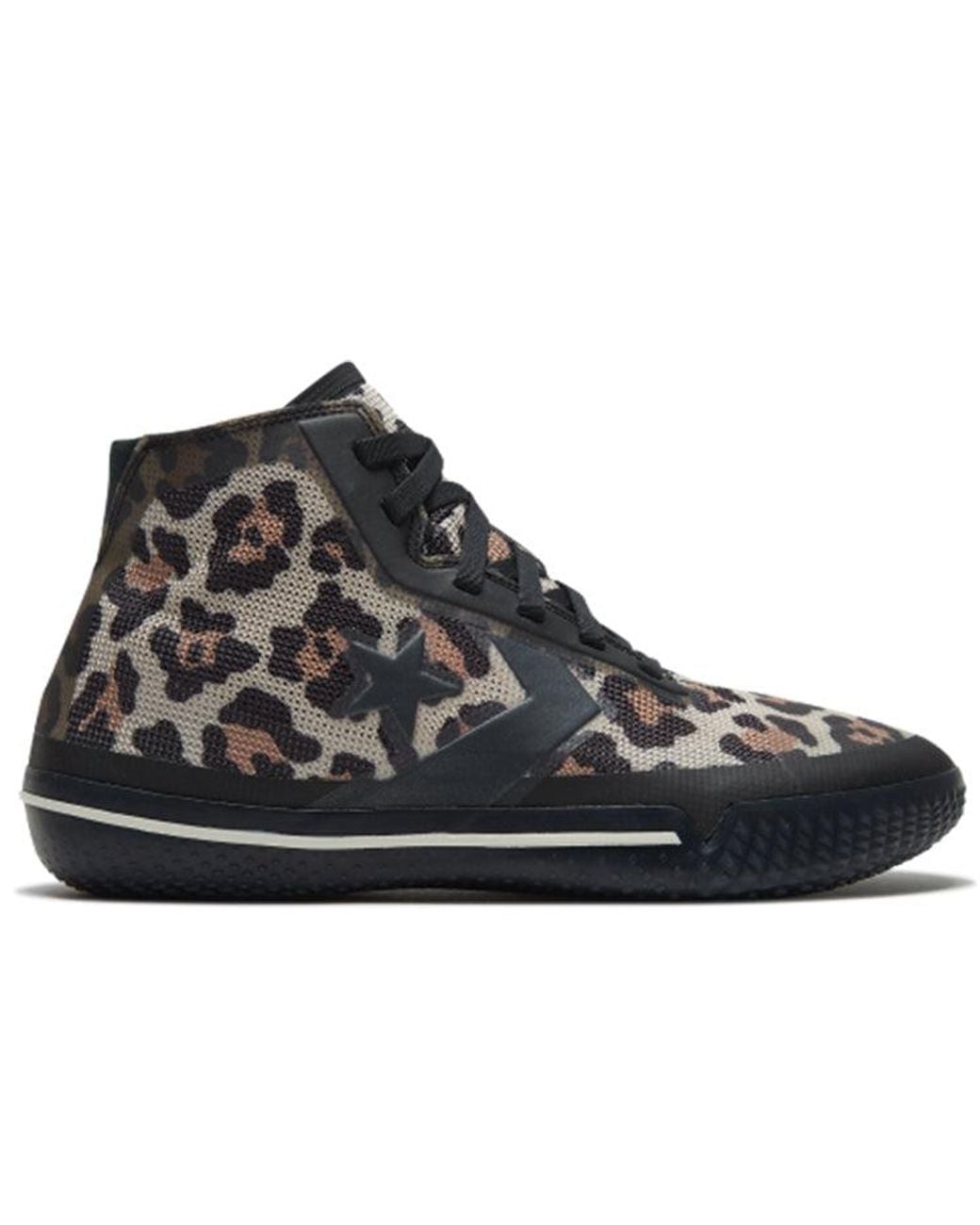 Converse Black All Star Pro Bb 'Leopard' for men