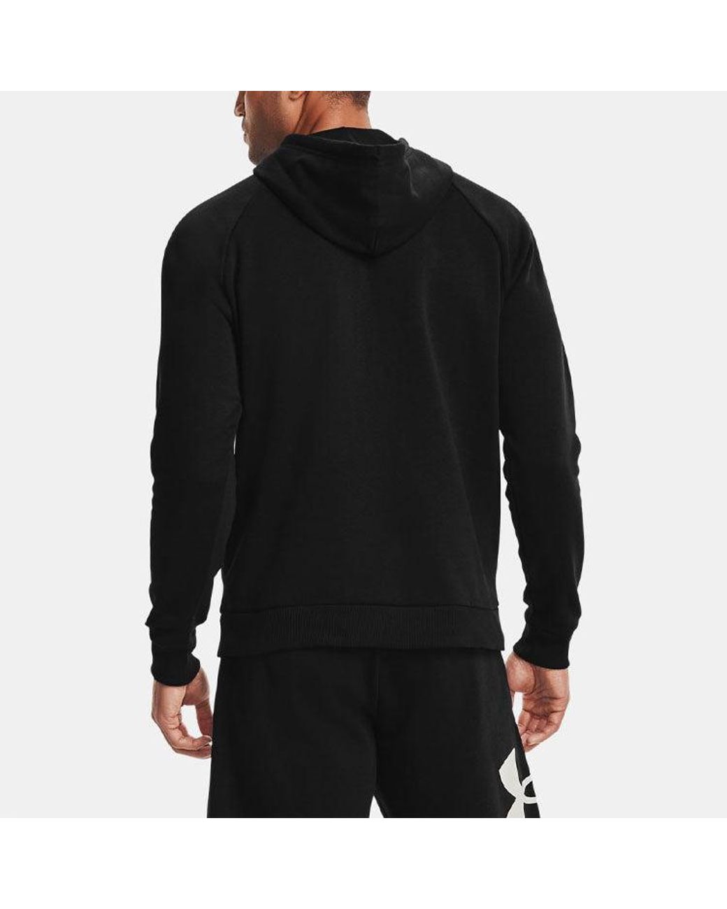 Under Armour Blue Rival Fleece Big Logo Hoodie for men