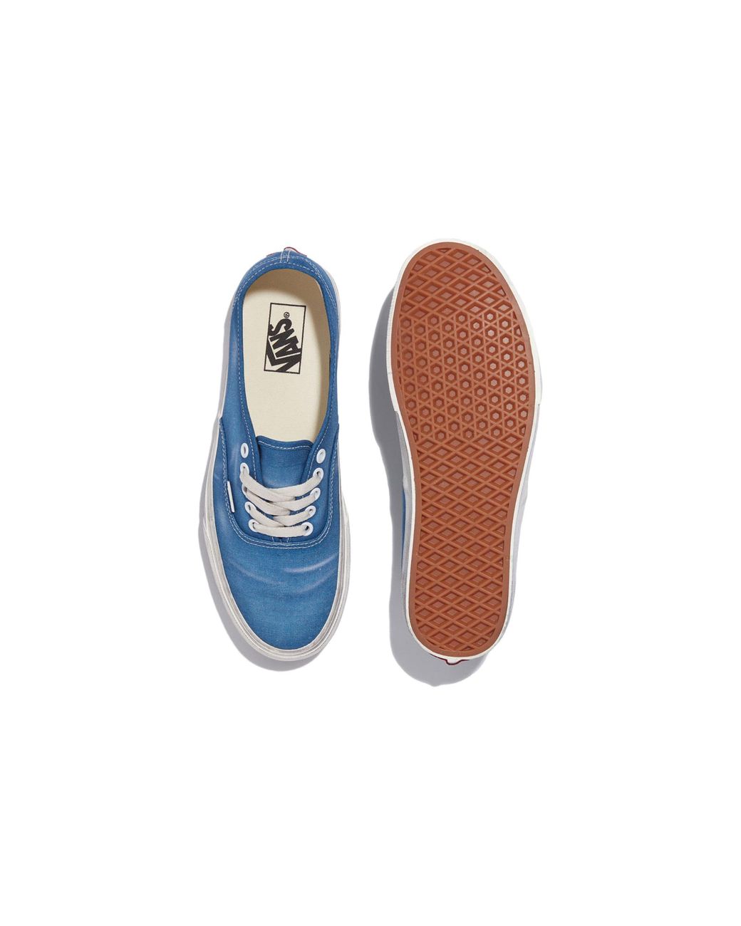 Vans Blue Authentic 'Wave Washed' for men