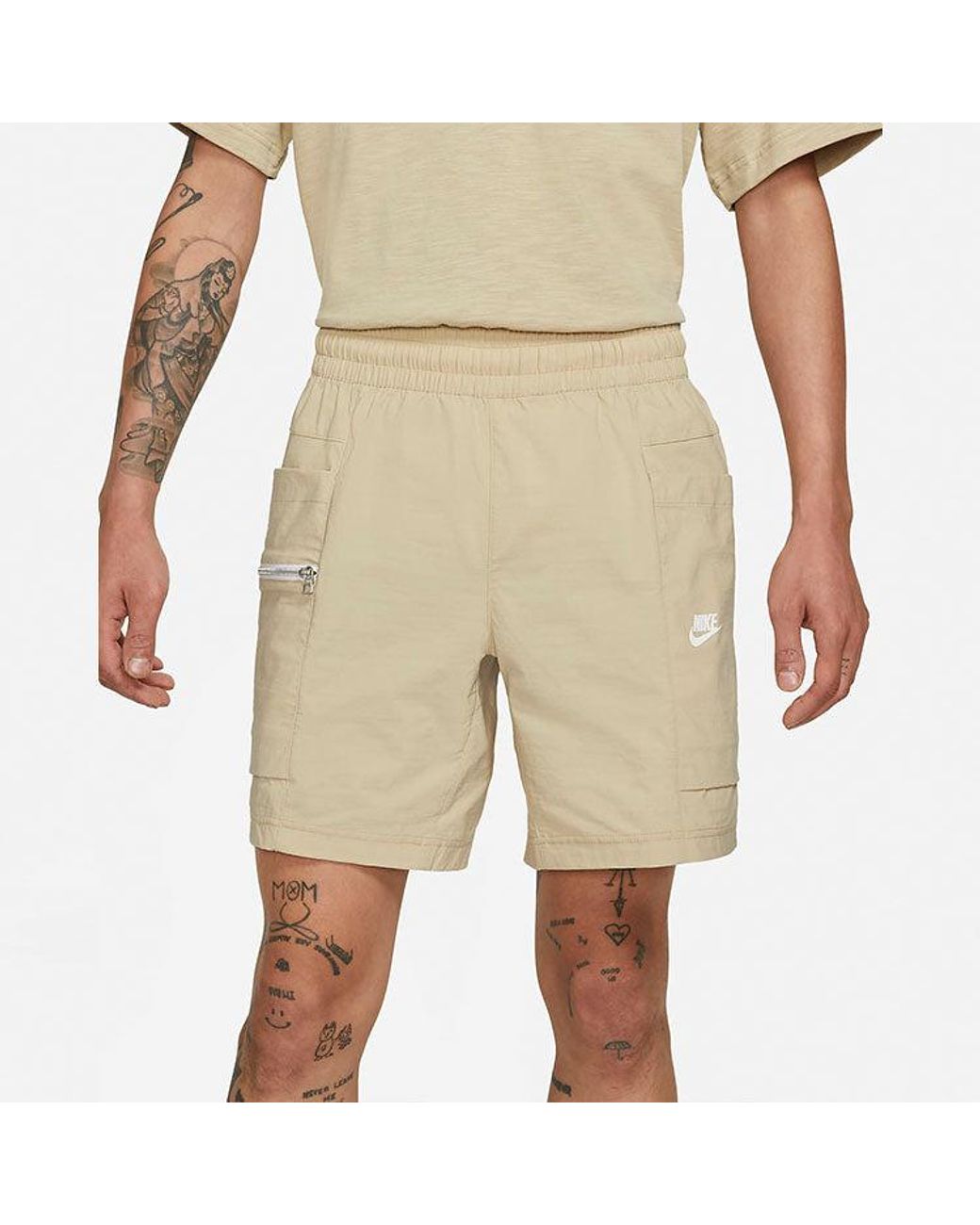 Nike Natural As Sportswear Sportswear Me Ul Wvn Short Ut Grain for men