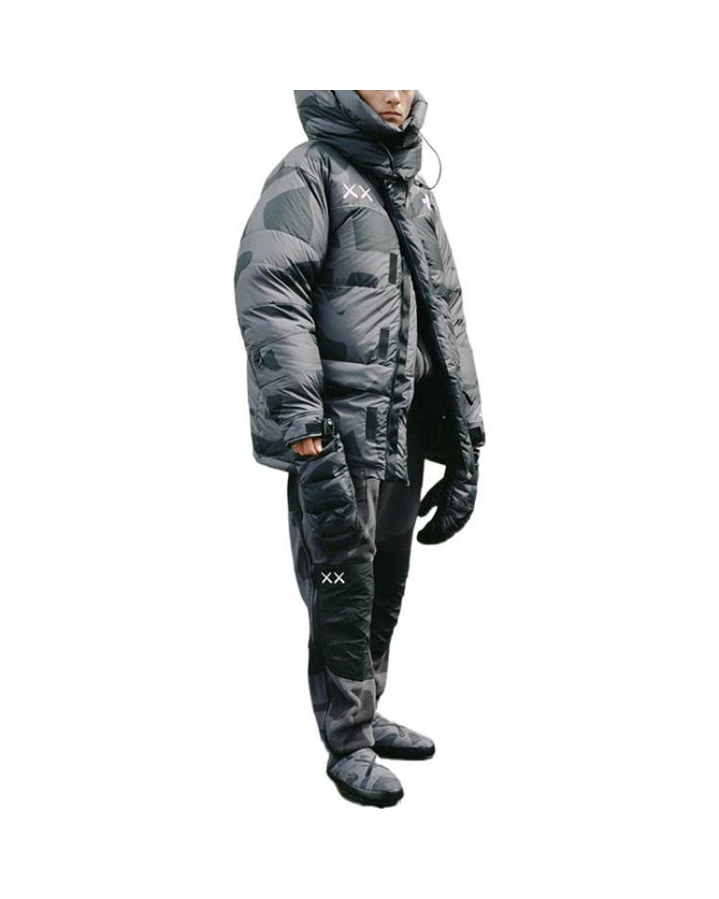 The North Face Black X Kaws Fw22 1994 Himalayan Parka Jacket for men