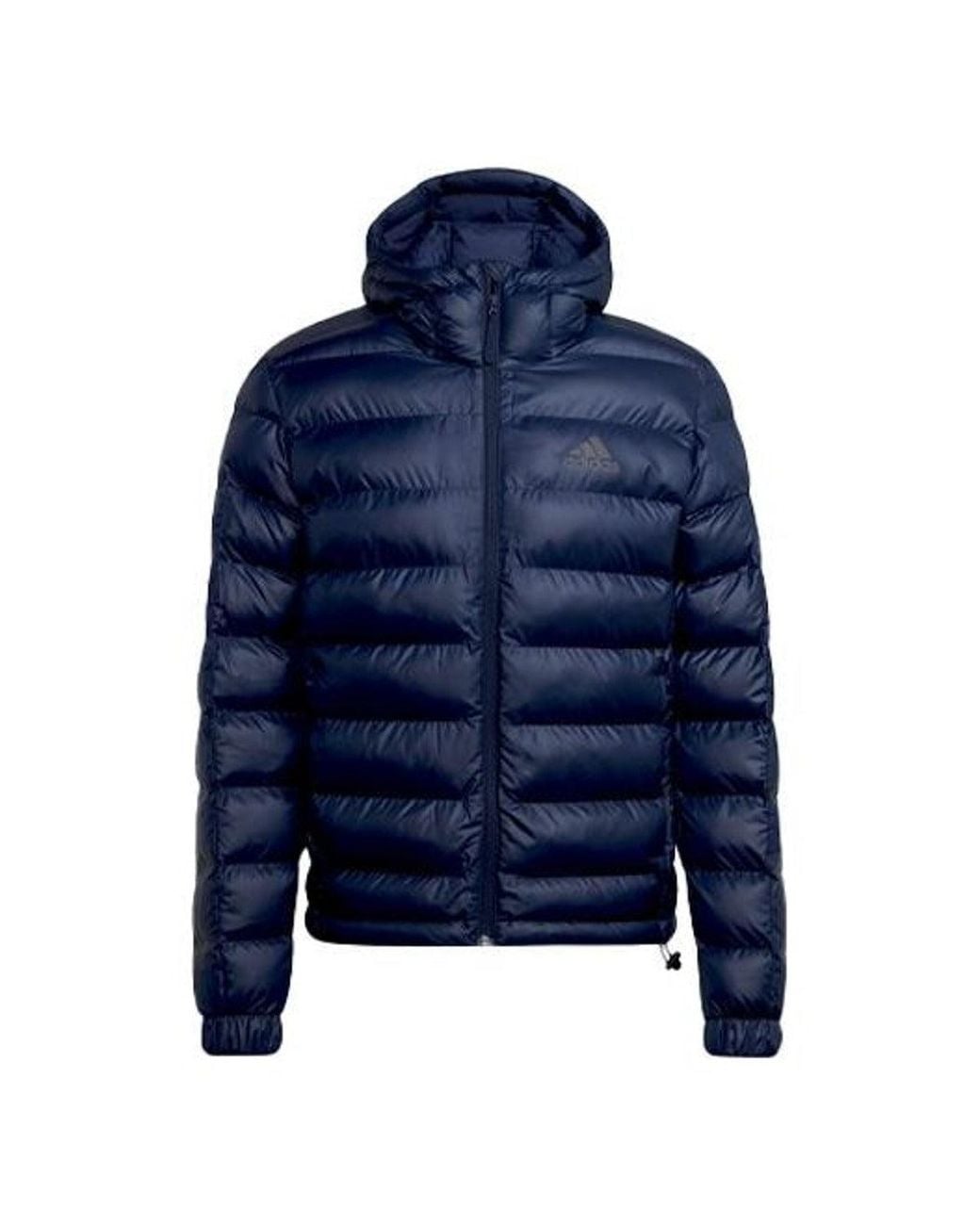 Adidas Blue 3-Stripes Sdp Badge Of Sport Jacket for men