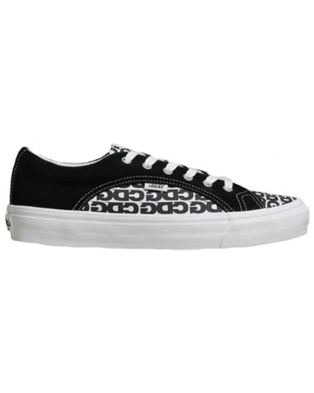 Vans Black Comme Des Garcons X Lampin 'Cdg Print' for men