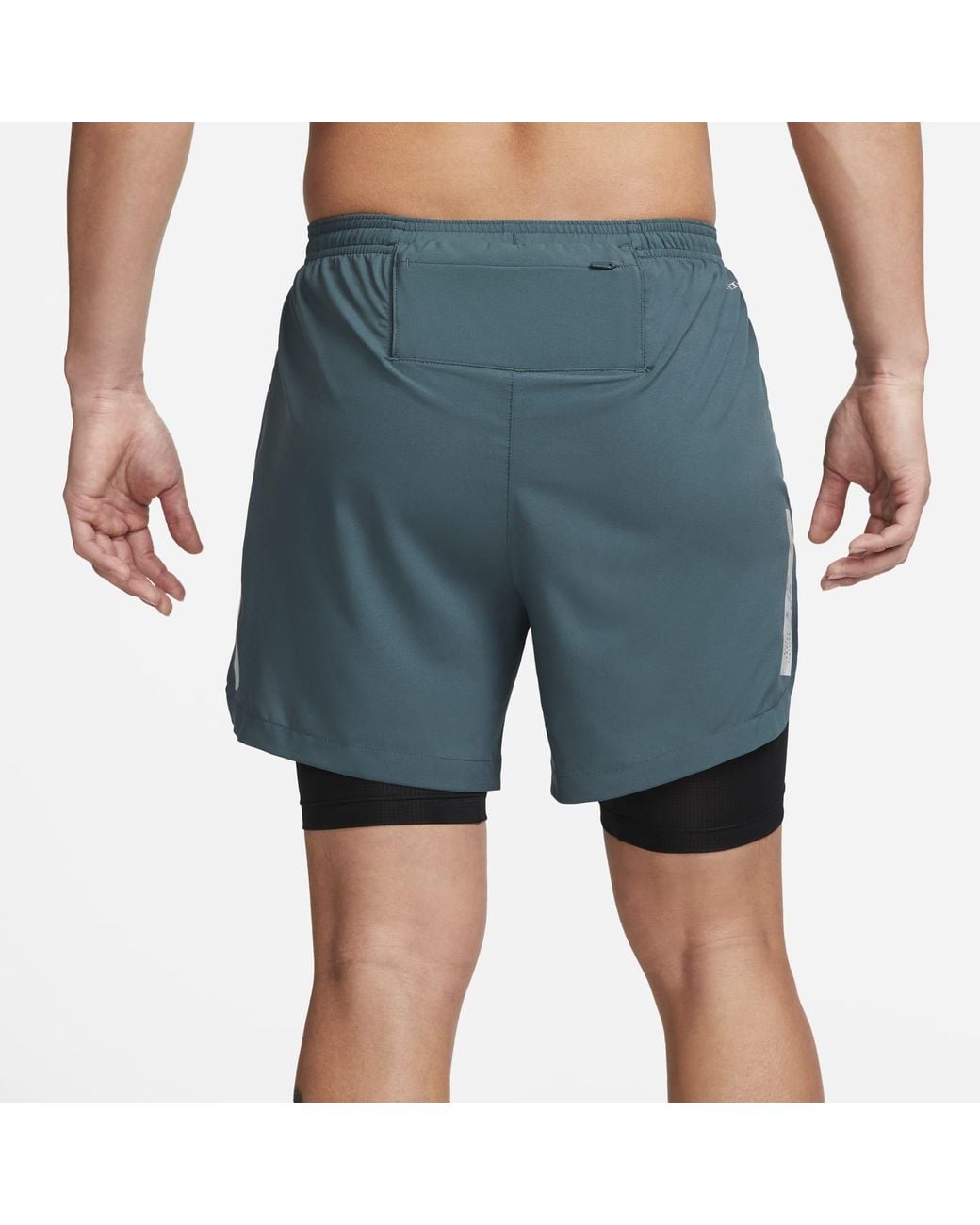 Nike Blue Dri-Fit Run Division Stride Running Shorts 'Dark' for men