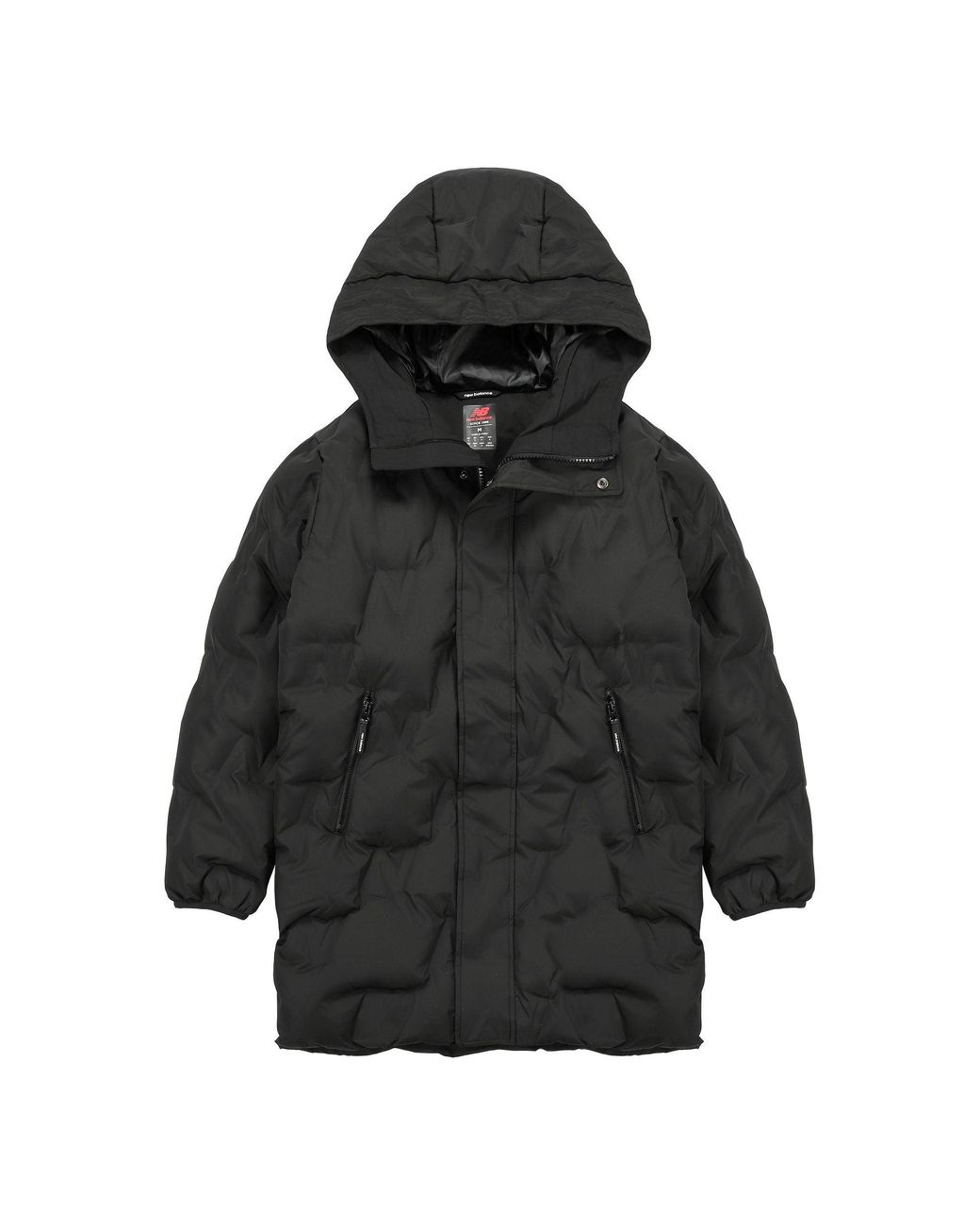New Balance Black Long Down Jacket