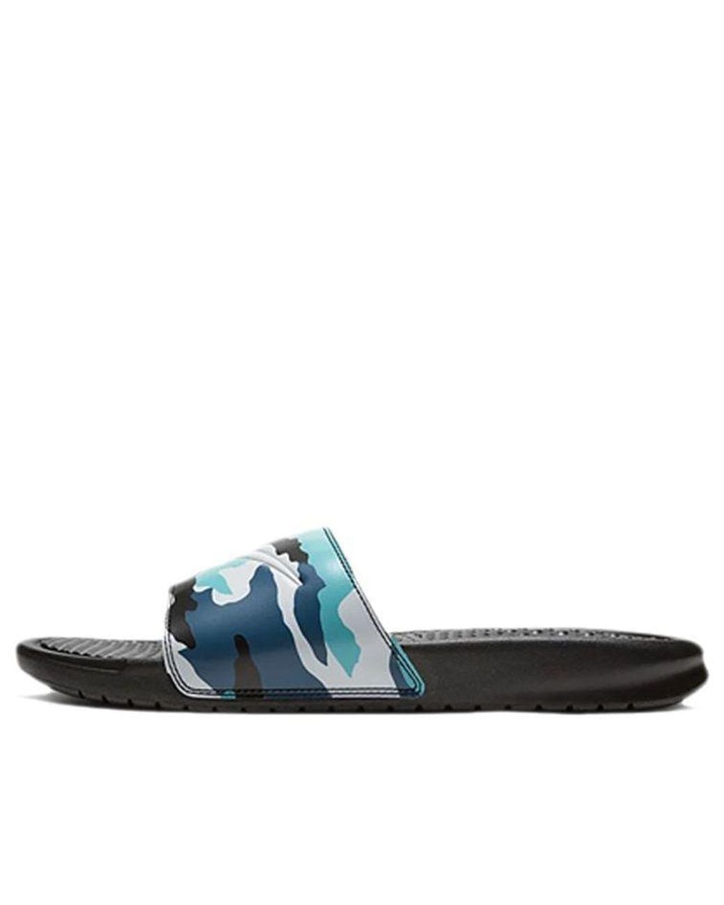 Nike Blue Benassi Jdi Print Slide Camo' for men
