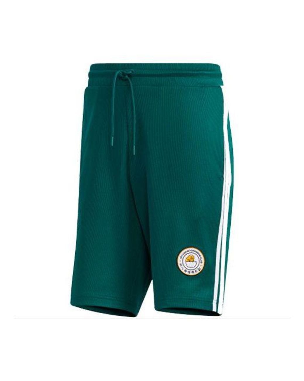 Adidas Green Neo Crossover Sports Shorts for men
